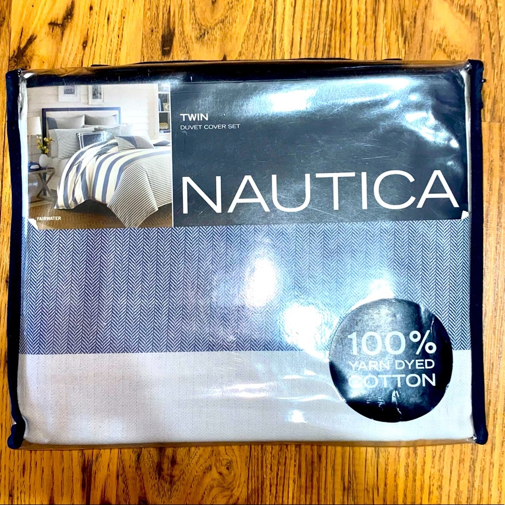 Nautica twin duvet cover set